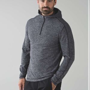 Lululemon Surge Warm Hoodie Heathered Black Size Small